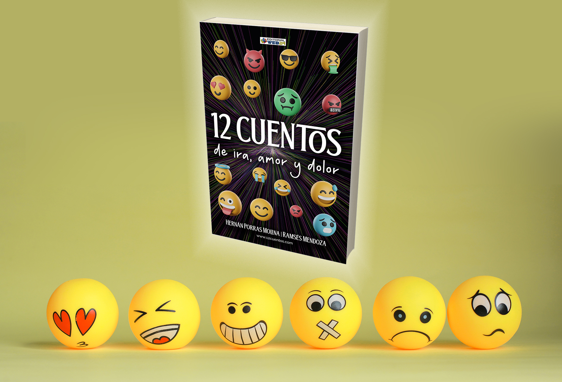 «12 cuentos de ira, amor y dolor», já à venda na Amazon