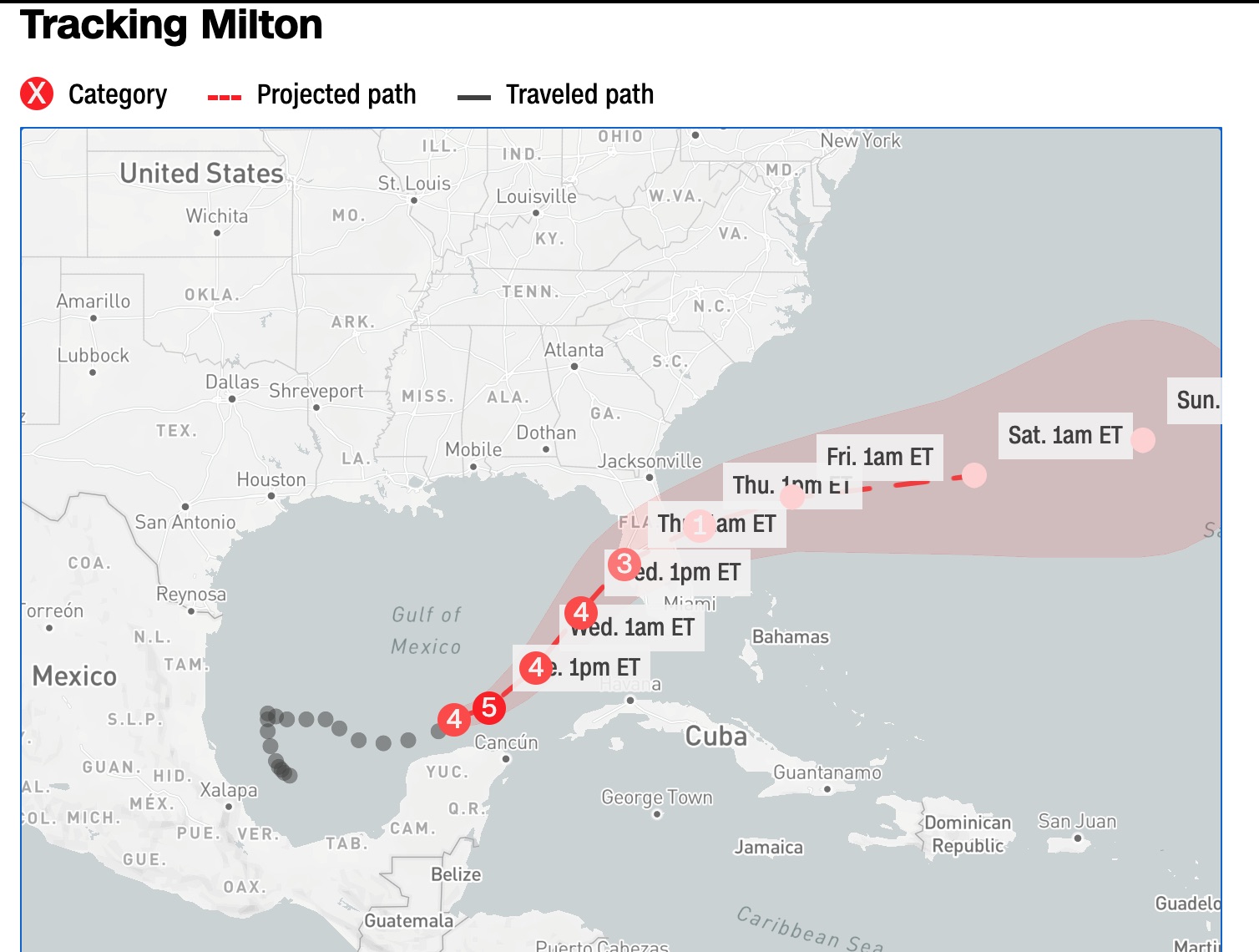 Advierten a residentes de Florida que esperen «varias horas de congestion» durante la evacuacion