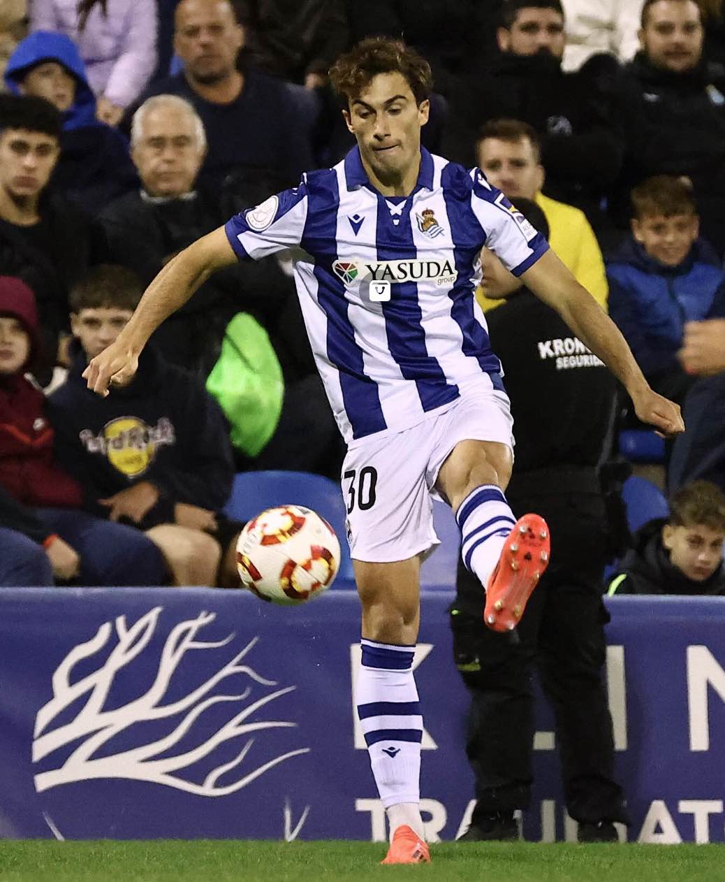 Jesus Alfredo Vergara Betancourt the best forward of Real Sociedad in the season